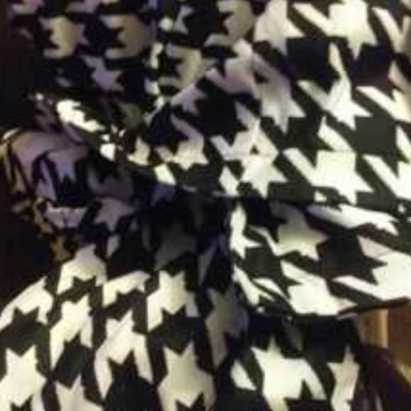 Plus Houndstooth Double Button Coat - Picture 8 of 9